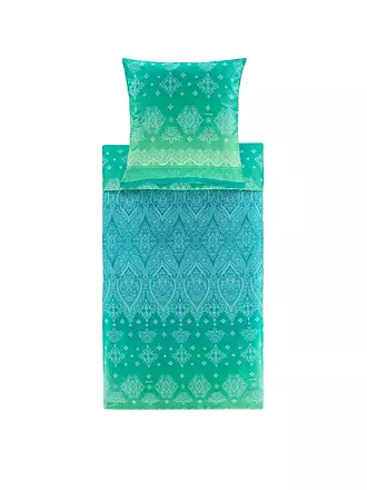 BASSETTI | Satin Bettwäsche KERALA 70x90cm/140x200cm Vert | 